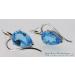 Sterling Silver Blue Topaz Earrings - view 4